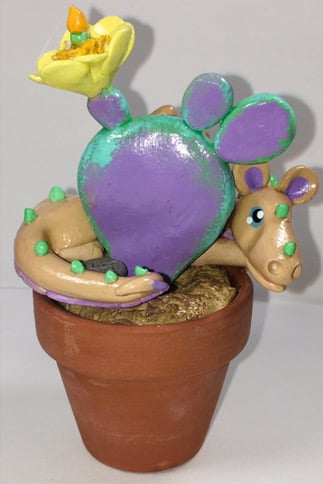 Image of Purple Prickly Pear Cactus (Candy Wrapper)