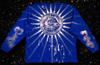 Image 3 of ‘SUN AND MOON LOVERS’ BLEACH PAINTED LONG SLEEVE T-SHIRT 2XL