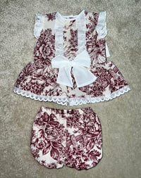 Girls Cherry Short Two Piece Set