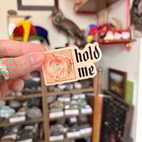 Image 2 of hold me/please hold horse sticker set