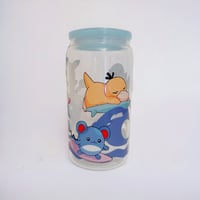 Image 3 of [Preorder] Surfing Pikachu 2.0 Glass Can Cup