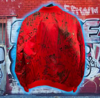 Image 2 of 💎ViNTaGe💎 GueSs LA ReD 🚩aLPiNe GraFFiTi BoMBeR 🧥 