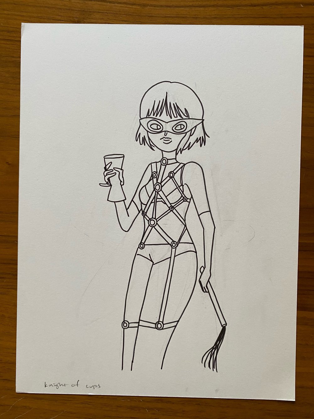 KNIGHT OF CUPS original art