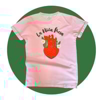 Image 2 of "La Niña Fresa" ~ Large Print T-shirt