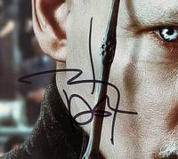 Image 2 of Johnny Depp Gellert Grindelwald Signed 10x8 Photo