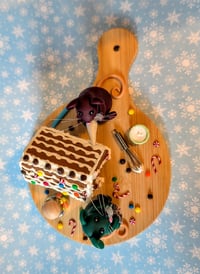 Image 2 of Mice with Gingerbread House Medium