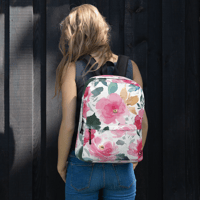 Image 3 of Backpack (Floral design)