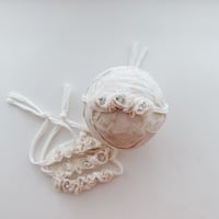 Image 4 of Classy cream ruffle headband