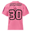 Team Crys (Pink Jersey) American football jersey