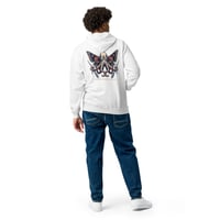 Image 1 of Strange and Unusual old school Unisex heavy blend zip hoodie