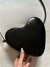 1970s Italian leather HEART handbag