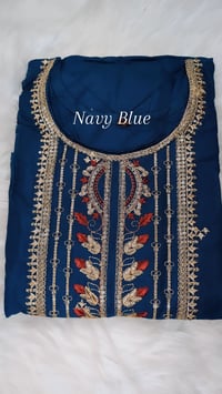 Image 6 of KSV8104-3 Pc Soft Rayon Kurtha Set
