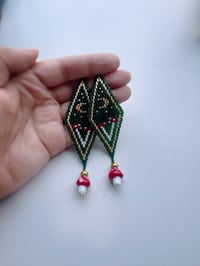 Image 7 of Forest Mushroom Fiber Art Pack | Weaving, Earrings & Embroidery Set