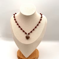 Image 2 of Rutilated Quartz Heart Necklace