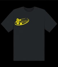UNLEASHED CLEEZE TEE(blackXyellow)