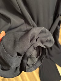 Image 3 of Black bubble sleev jumper 