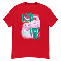Image 5 of Men's classic tee - Good Vibes w/ Snake (Front)