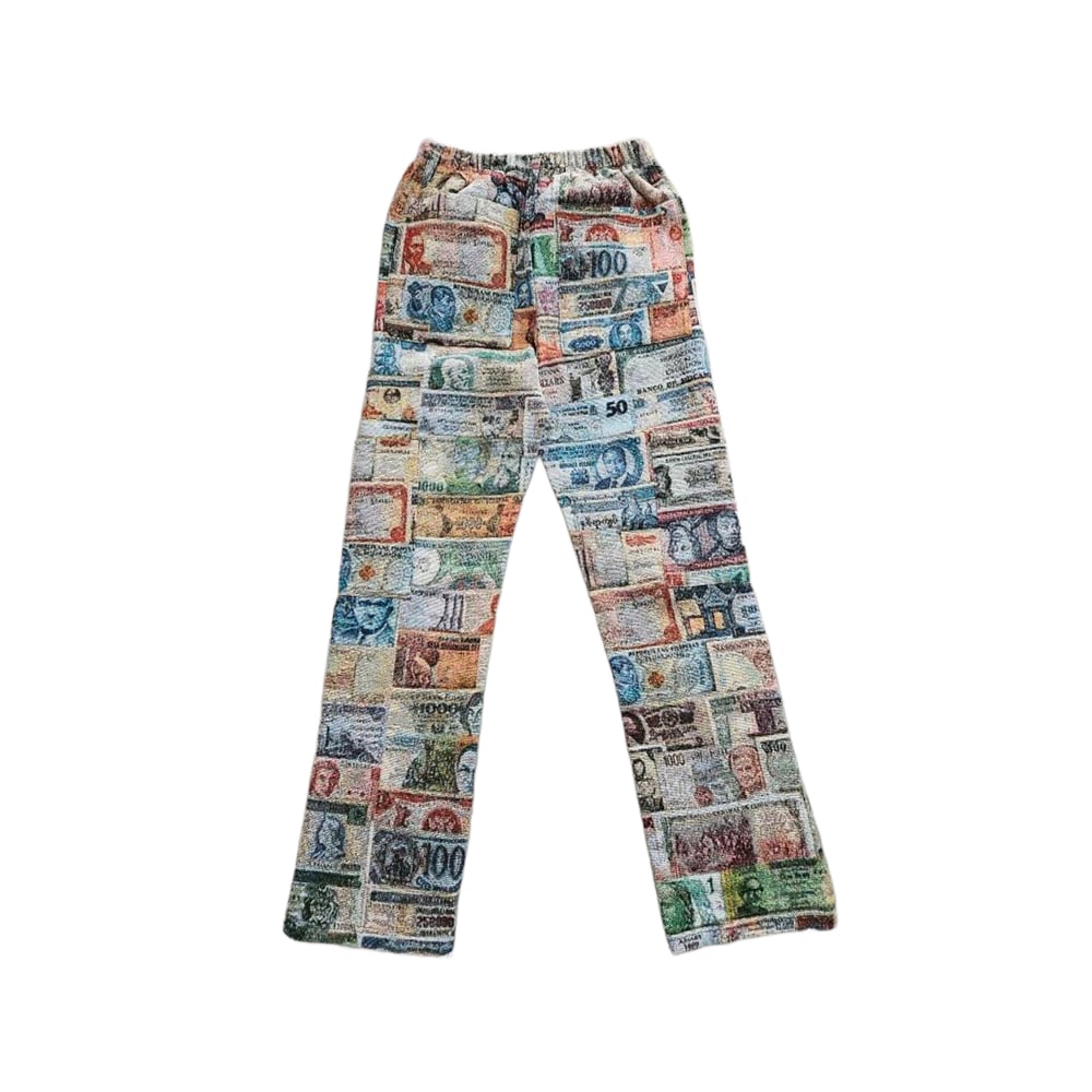 Foreign Currency Cargo Pants