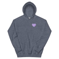 Image 22 of HOT GIRLS HAVE HEART HOODIE - PURPLE
