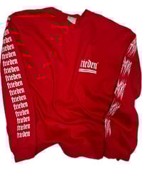 Image 1 of The only true Happiness Crewneck red