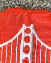 Image 3 of ORANGE SF GIANTS BRIDGE PATCH CUSTOM FITTED CAP