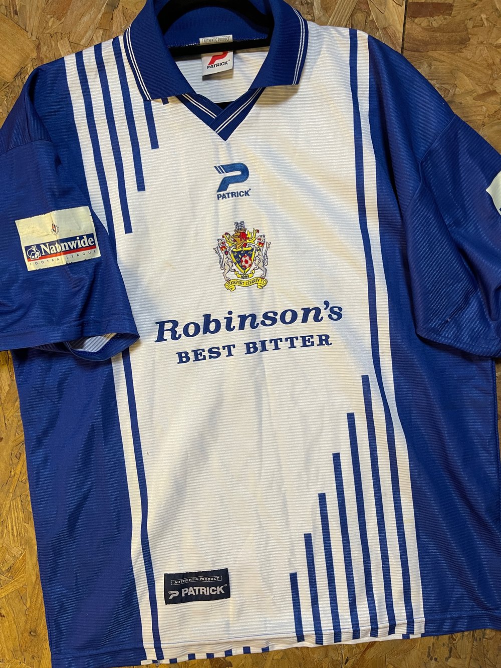 Match Worn 2000/01 Patrick Home Shirt