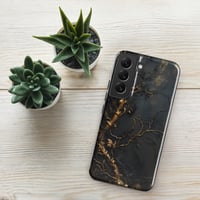 Image 18 of Gold and Black Tattered Texture Gnarled Roots Goth Inspired Tough case for Samsung®