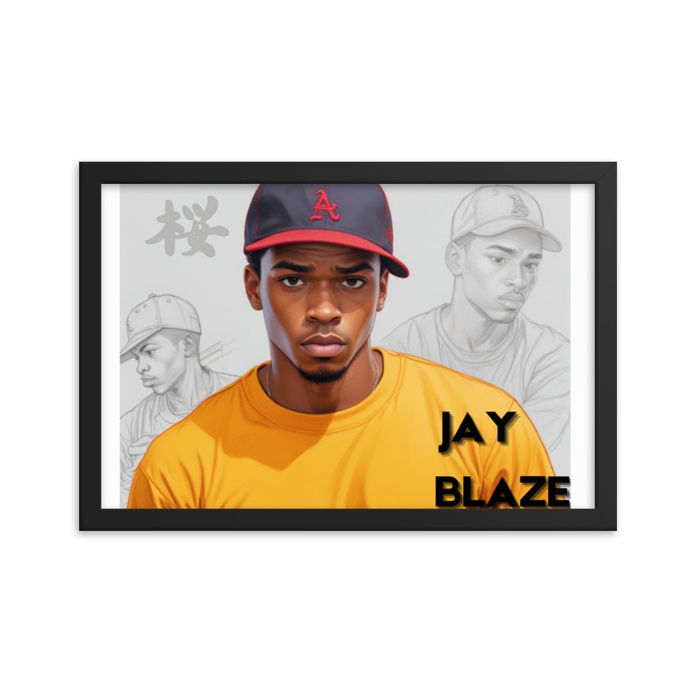 ZEN EXP - “Jay Blaze” Framed matte paper poster