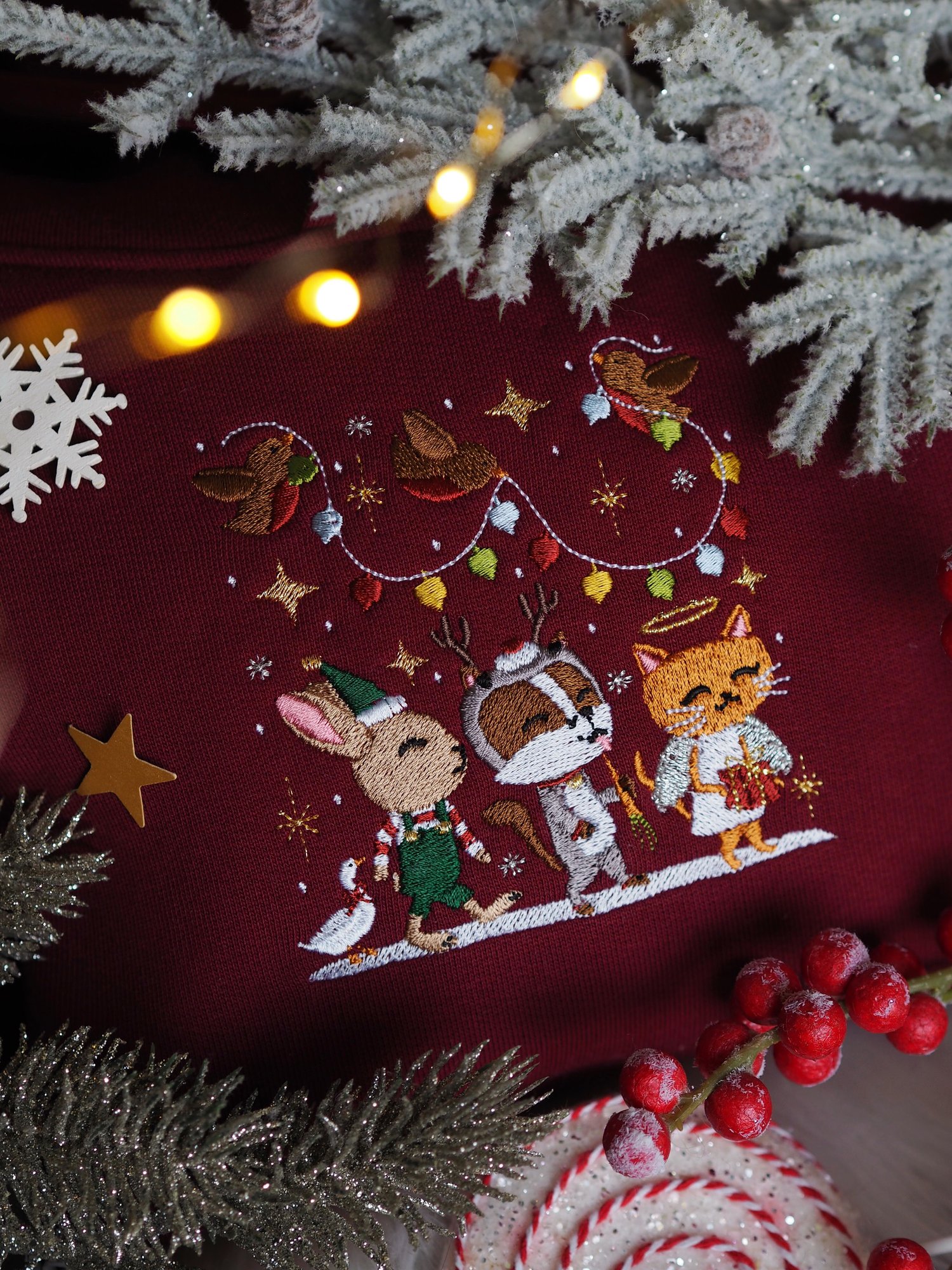 Image of  A Year Of Adventures - Christmas Edition - Burgundy Hoody