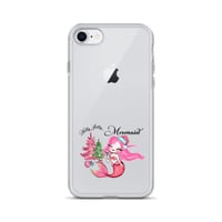 Image 4 of Holly Jolly Mermaid,  iPhone Case