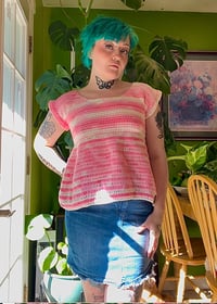 Image 1 of Trippy Hippy Pink Shirt 