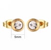 CZ SET STUDS - GOLD 