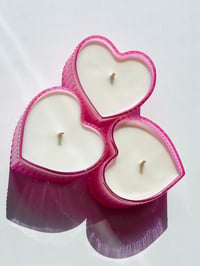 PINK HEART CANDLE