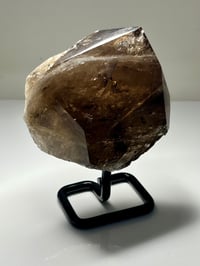Image 15 of Smoky Quartz Natural Point With Rainbows On Stand | Brazil #2650