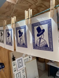 Image 3 of *2nd* ‘Myfanwy’ Linoprint