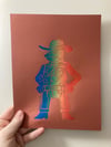 'Larry Tadpole' Blockprint (Rainbow Rodeo - Limited)
