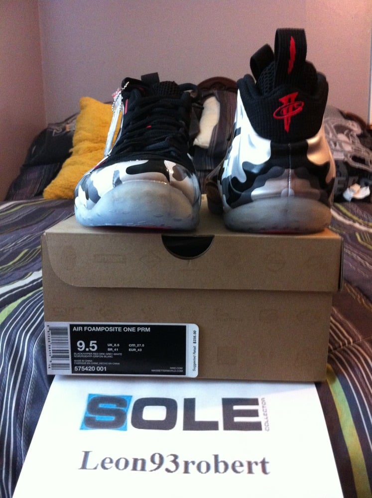 Image of Nike Foamposite Fighter Jet DS Size 9.5