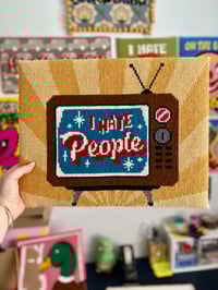 Image 1 of I hate people needlepoint kit 