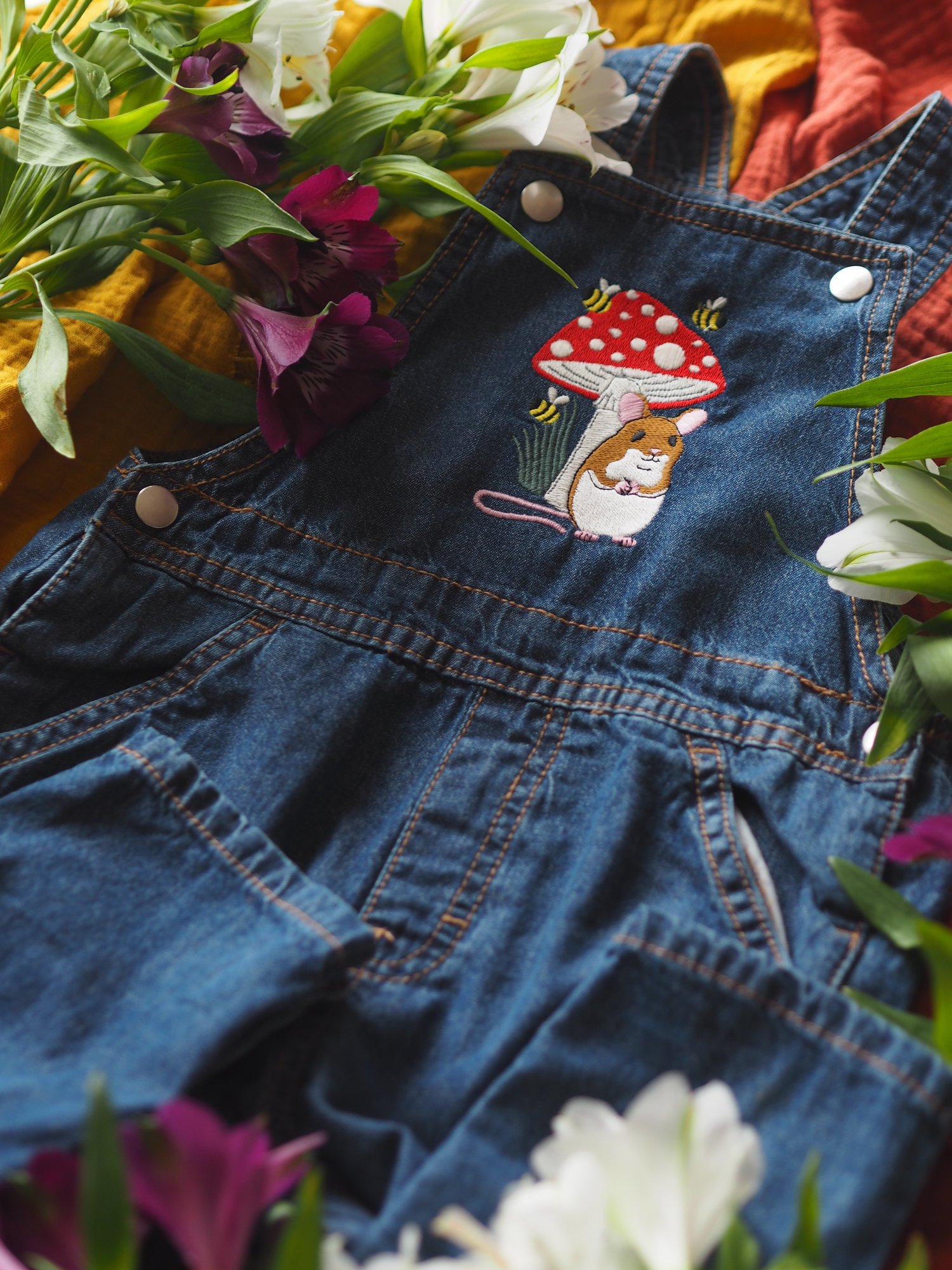 Image of Denim Dungaree's - Any Design Available