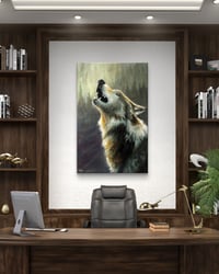 Image 1 of <h2>Midnight Howl </h2>Original Artwork <br />24 x 36<br />Oil on Canvas