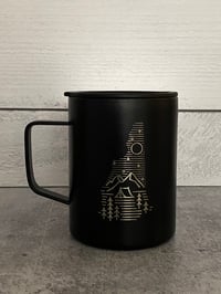 Image 2 of Camping Logo Coffee Mug Insulated - Black Color