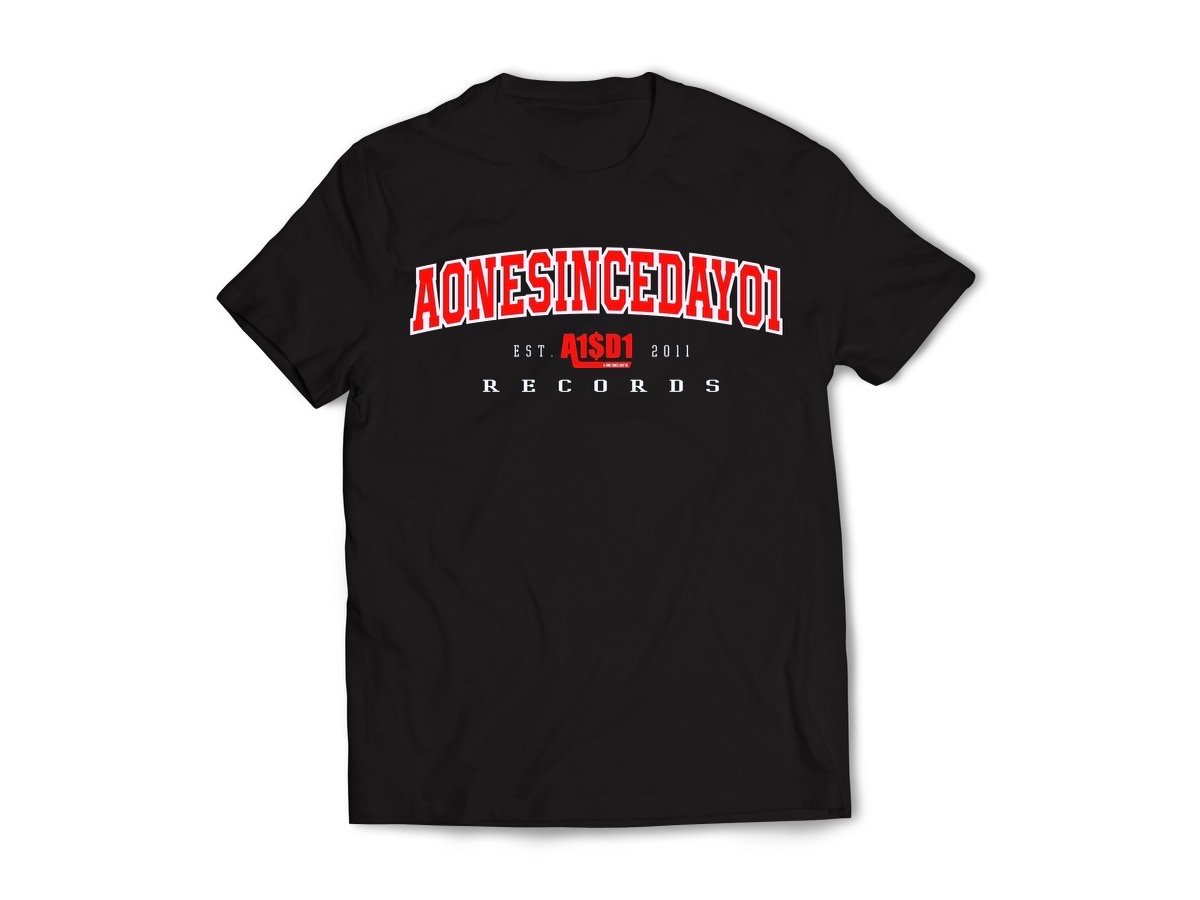 Image of A1$D1 College Shirt (Red White & Black) 