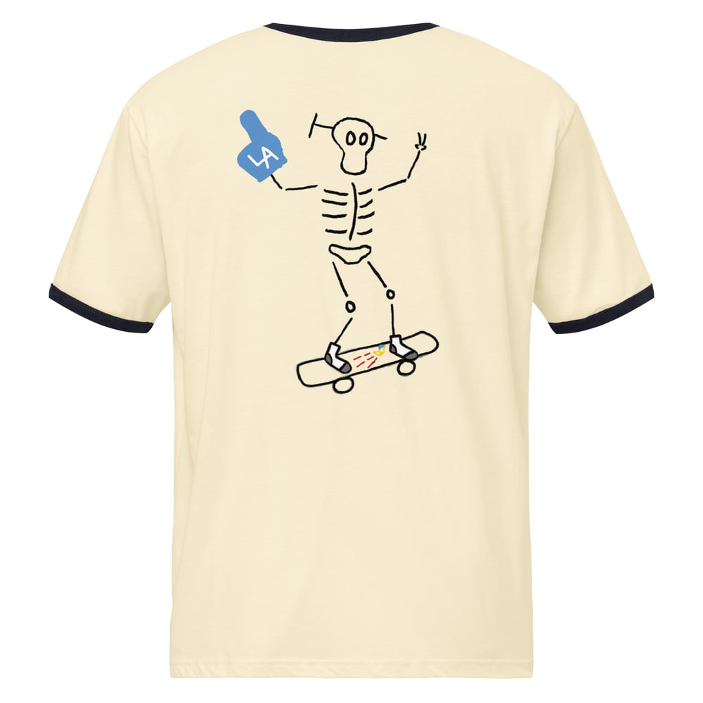 Image of UNHINGED & UNDEFEATED Ringer tee LA Tribute Edition