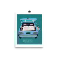 Image 2 of COMPACT CAR PIZZA DELIVERY POSTER