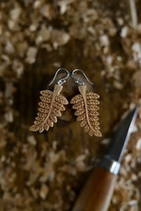 Image 1 of   Fern Leaf Earrings