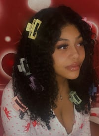 Image 5 of 10 pc Multicolor Claw Clips