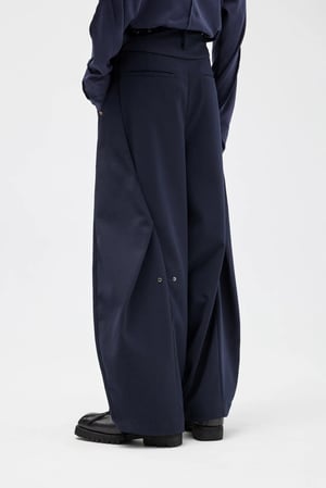 Image of EQUALNEAR - Horizon Wide Pants (Blue)