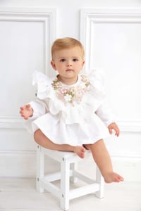 Image 1 of Ivory and gold  two piece/romper 