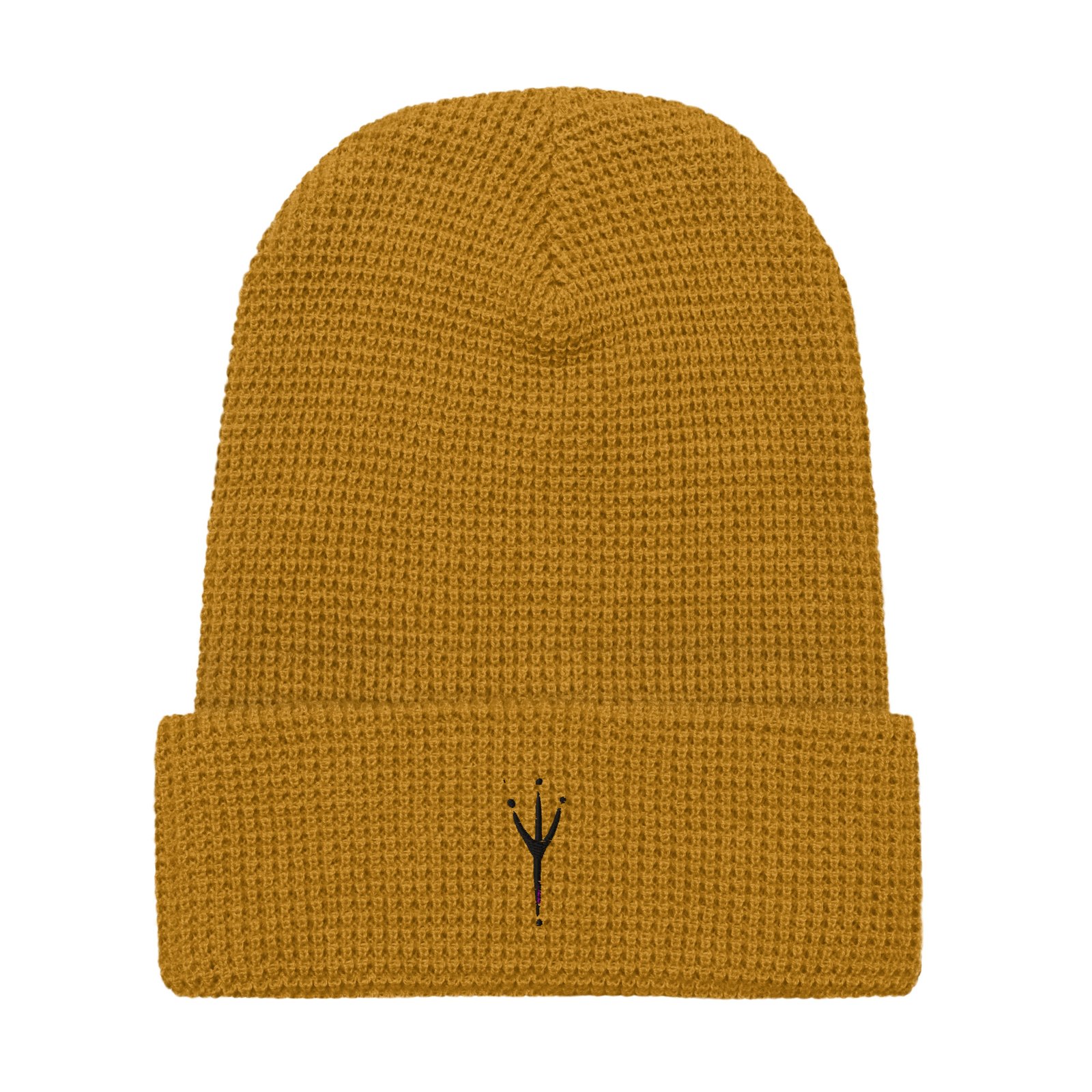 isecai Whimgy Beanie Brown×Yellow isecai Whimgy Beanie Brown