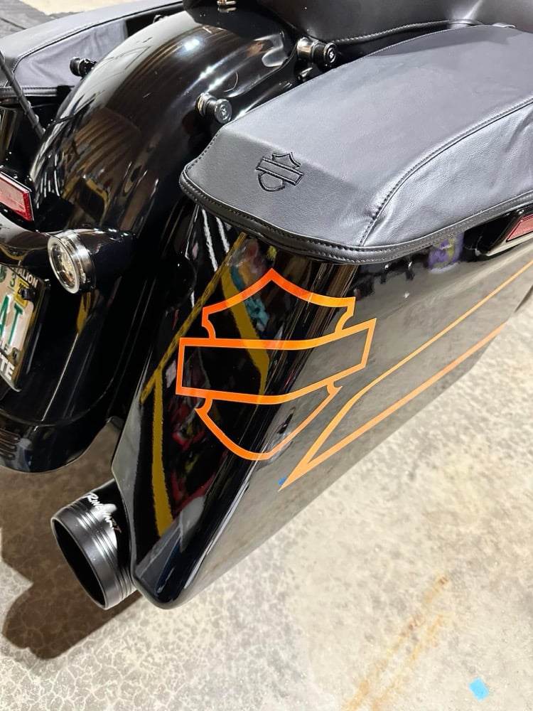 USSZ Motorcycle Bar and Shield Design Vinyl Decal Car Harley Mot 並行輸入品 Bar \u0026 Shield Decal \u2013 Lawless Harley-Davidson